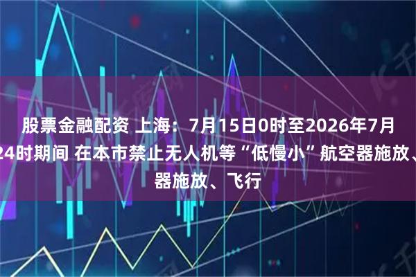 股票金融配资 上海：7月15日0时至2026年7月20日24时期间 在本市禁止无人机等“低慢小”航空器施放、飞行